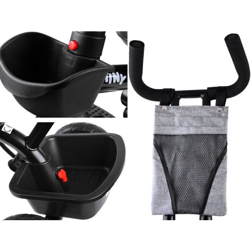 Slika Tricikl Tiny Bike 3u1 – Grey