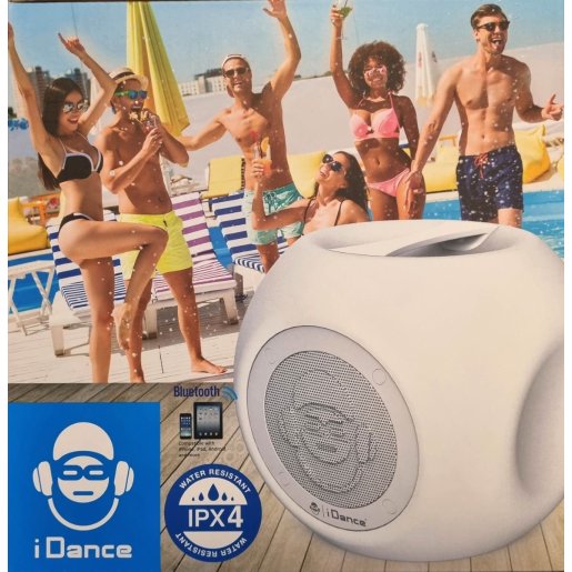 Slika Vodootporan zvučnik iDanceIPX4, Bluetooth, disco LED, 30W, bat LED CUBE LC-100