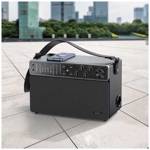 Slika hoco. Zvučnik bežični sa mikrofonom, Bluetooth, 60W, KARAOKE - BS50 Chanter