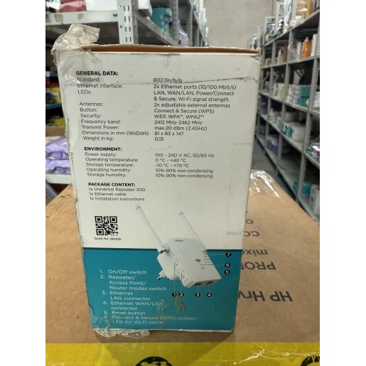 Slika NET STRONG Universal Pojačivač signala 300 Mbit/s  2x antena