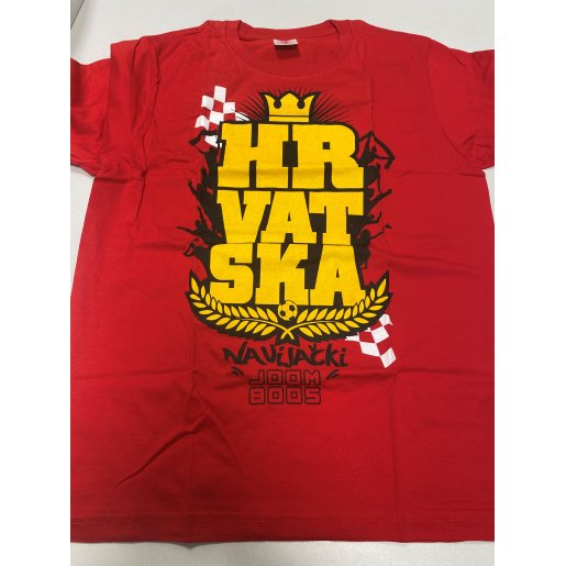 Slika MOJA CROATIA NAVIJAČKA MAJICA-CRVENA-S