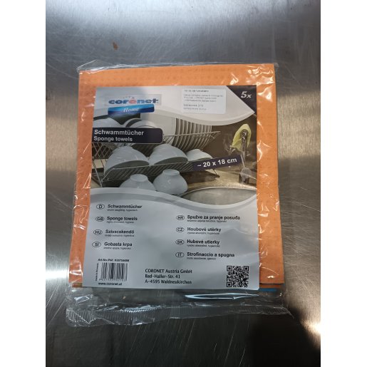 Slika Coronet krpa spužvasta, 18x20 cm, set od 5 kom, 00754698