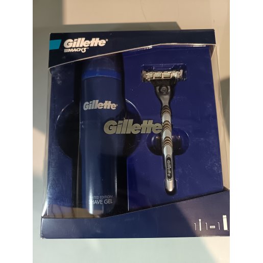 Slika Gillete poklon paket Mach3 1UP + Ultra Sensitive Gel 200 ml