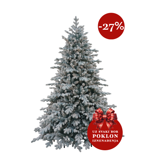 Prikažite detalje za Umjetni bor 3D Jela 210 cm + POKLON Picture alt