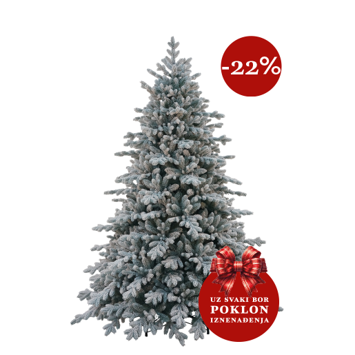 Prikažite detalje za Umjetni bor 3D Jela 240 cm + POKLON Picture alt