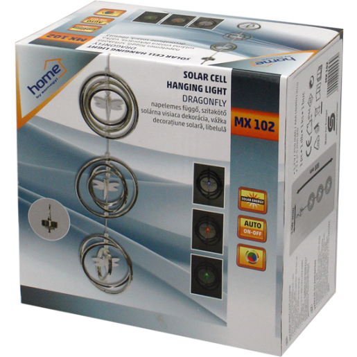 Slika home Solarna vrtna rasvjeta, viseći ukras, vilin konjic, 250 mAh - MX 102