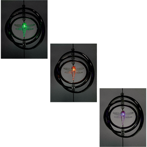 Slika home Solarna vrtna rasvjeta, viseći ukras, vilin konjic, 250 mAh - MX 102