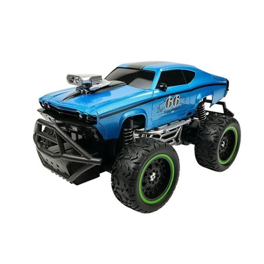 Slika Monster Truck Mustang na daljinsko upravljanje 1:20 plavi