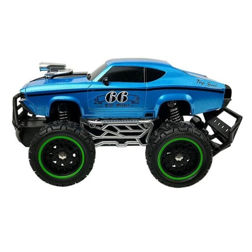 Slika Monster Truck Mustang na daljinsko upravljanje 1:20 plavi