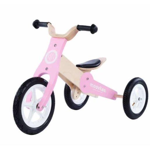Slika Drveni bicikl 2u1 Jane sweet pink