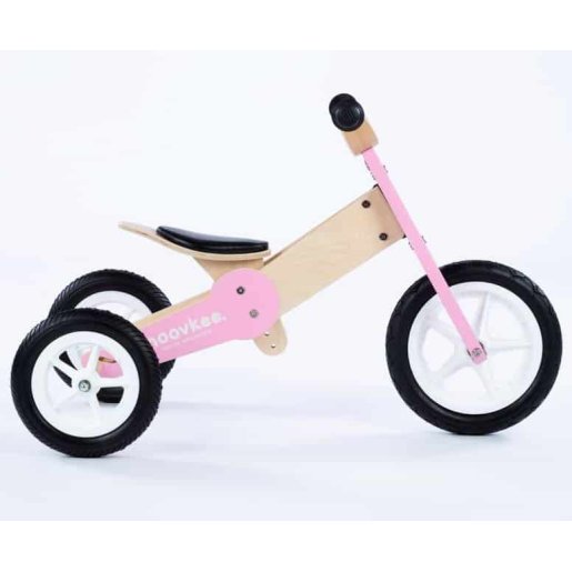 Slika Drveni bicikl 2u1 Jane sweet pink
