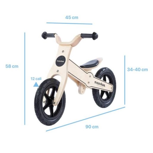 Slika Drveni bicikl 2u1 Jane natural