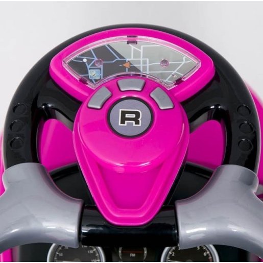 Slika Guralica rover s vodilicom pink/black