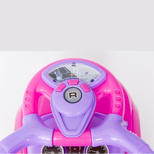 Slika Guralica rover s vodilicom pink