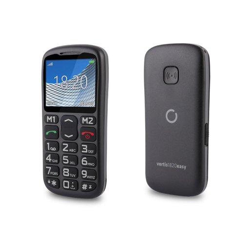 Slika Overmax mobitel VERTIS 1820 EASY, SOS, velike tipke, MP3, FM, BT + torbica