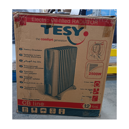 Slika Tesy uljni Radijator CB 2512 E01 V  s ventilom 2500 W