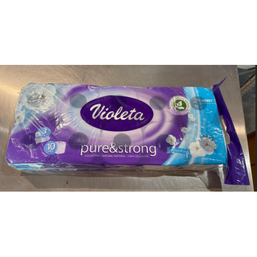 Slika Violeta toaletni papir Pure&Strong 3 sloja 10/1