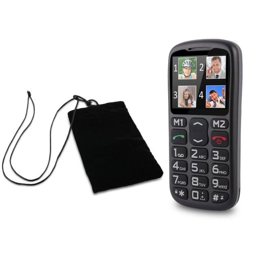 Slika Overmax mobitel VERTIS 1820 EASY, SOS, velike tipke, MP3, FM, BT + torbica