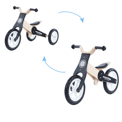 Slika Drveni bicikl 2u1 Jane sweet black