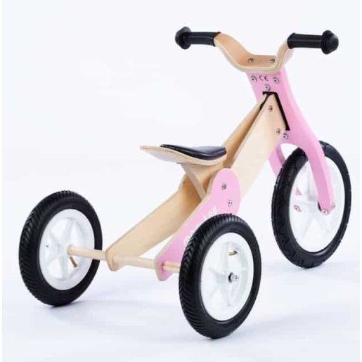 Slika Drveni bicikl 2u1 Jane sweet pink